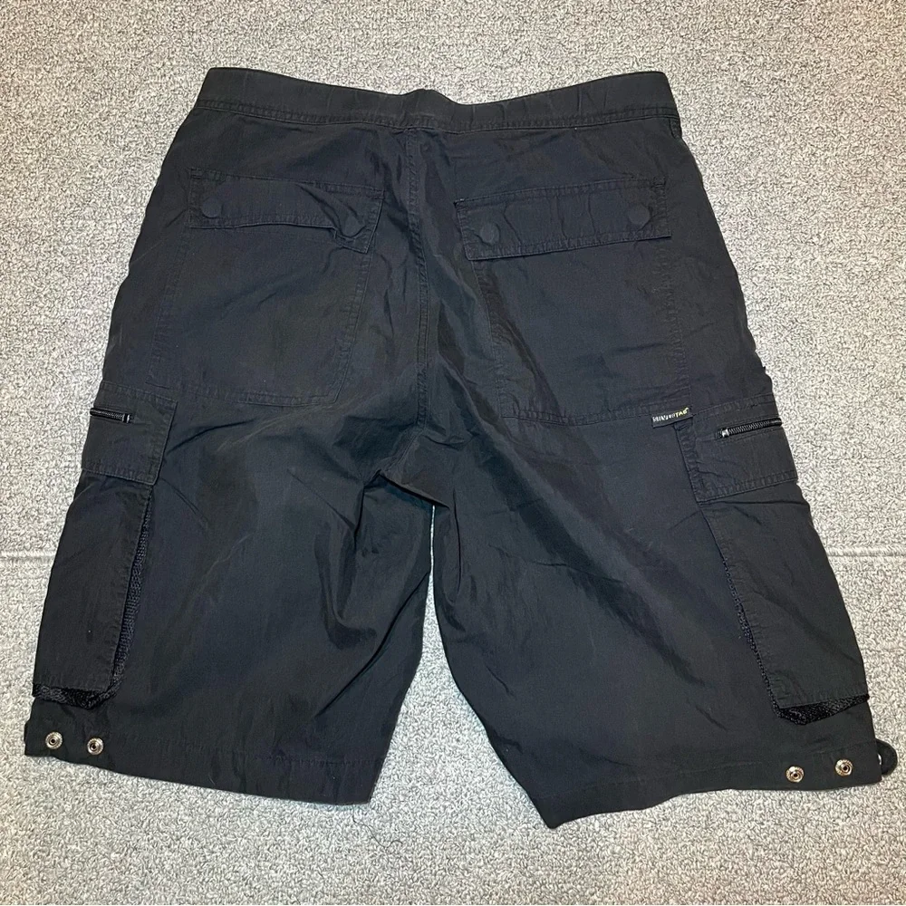 Vintage Levis Silvertab Cargo Shorts Mens Size 36 Black Baggy Skate Hip Hop 90s